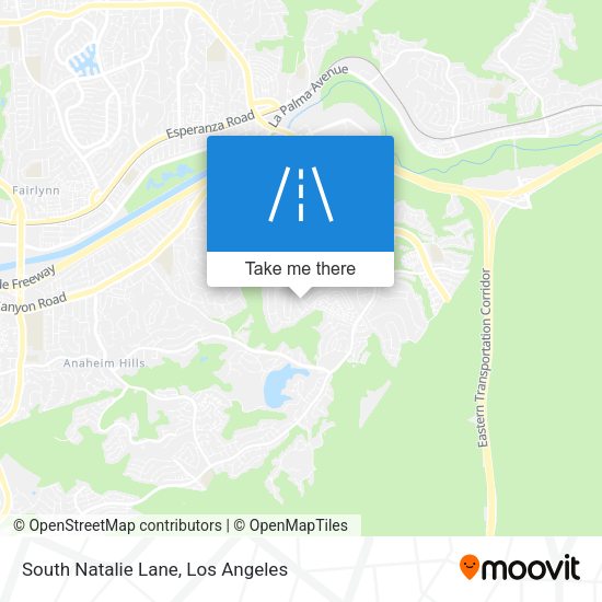 South Natalie Lane map