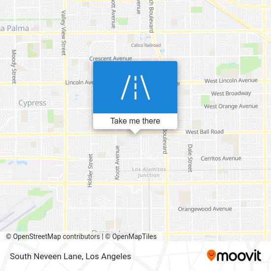 Mapa de South Neveen Lane