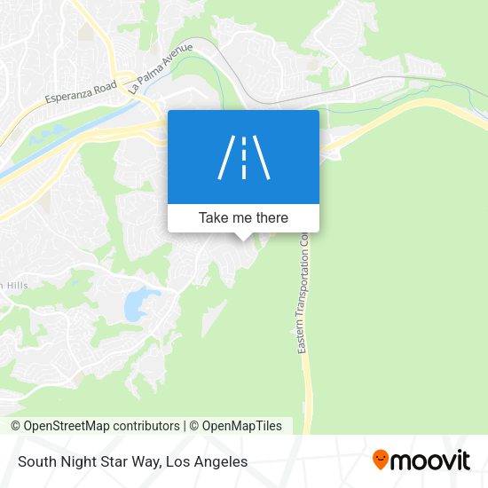 Mapa de South Night Star Way