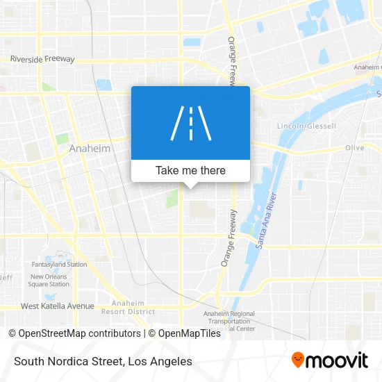 South Nordica Street map