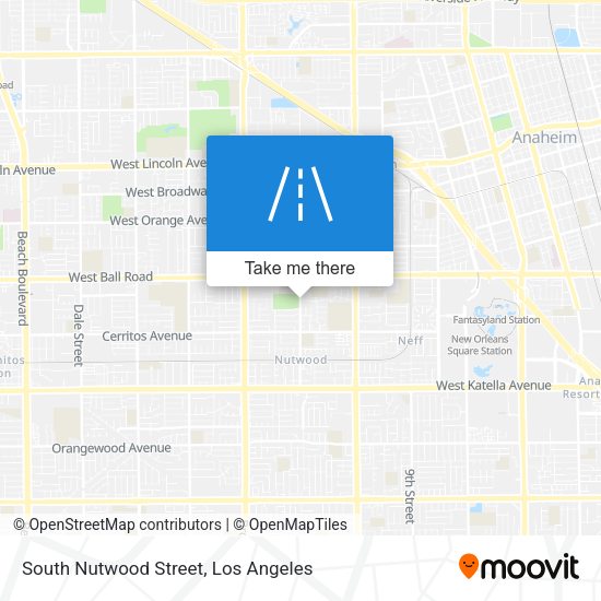 Mapa de South Nutwood Street