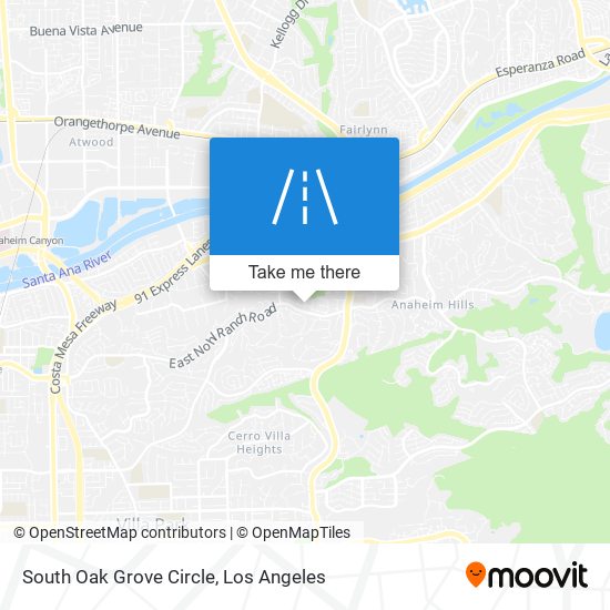 Mapa de South Oak Grove Circle