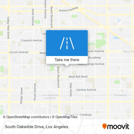 South Oakwilde Drive map