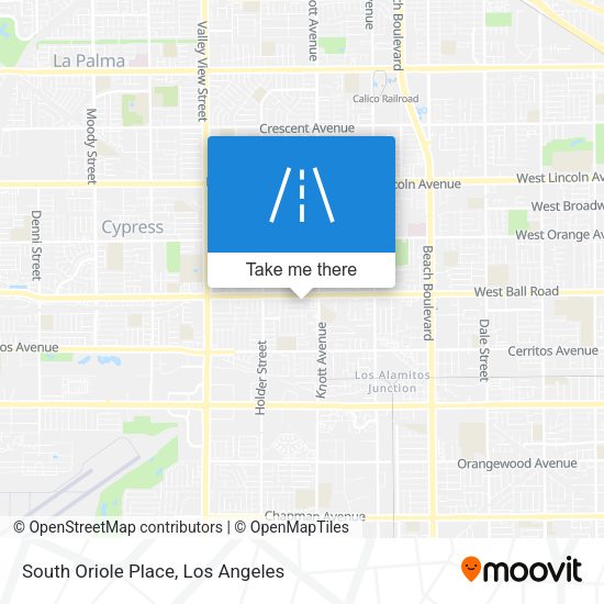 Mapa de South Oriole Place