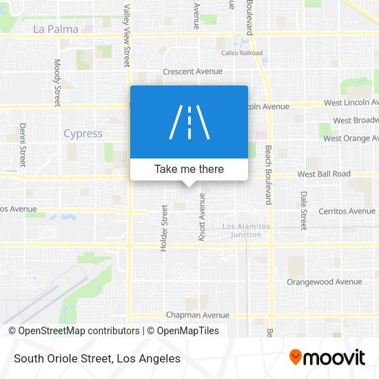 Mapa de South Oriole Street