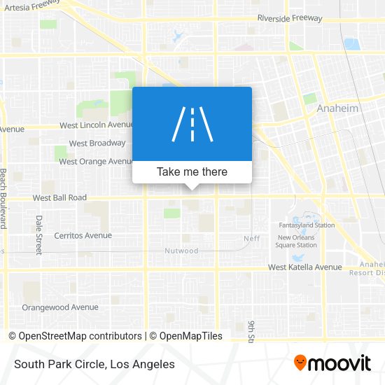 Mapa de South Park Circle