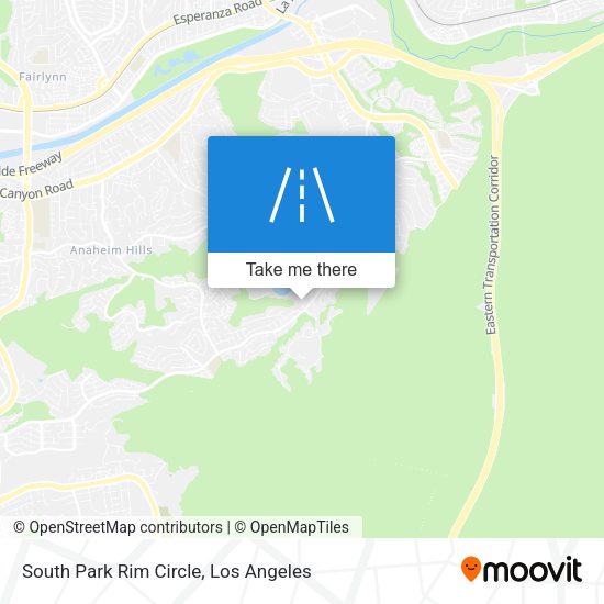 South Park Rim Circle map