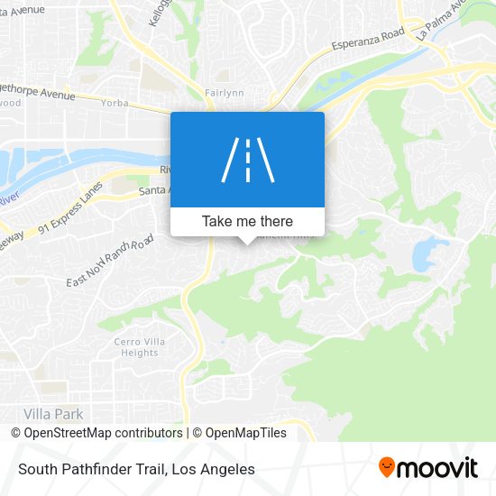 South Pathfinder Trail map