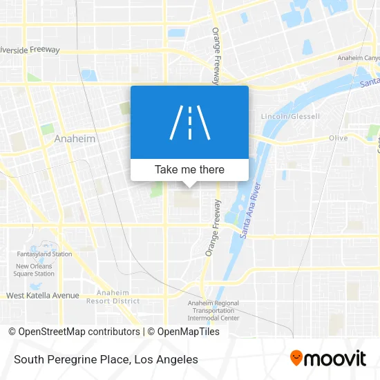 South Peregrine Place map