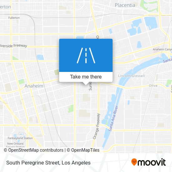 Mapa de South Peregrine Street