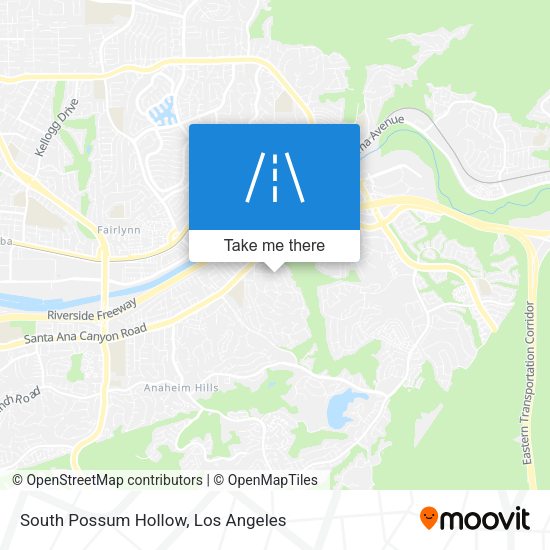 South Possum Hollow map