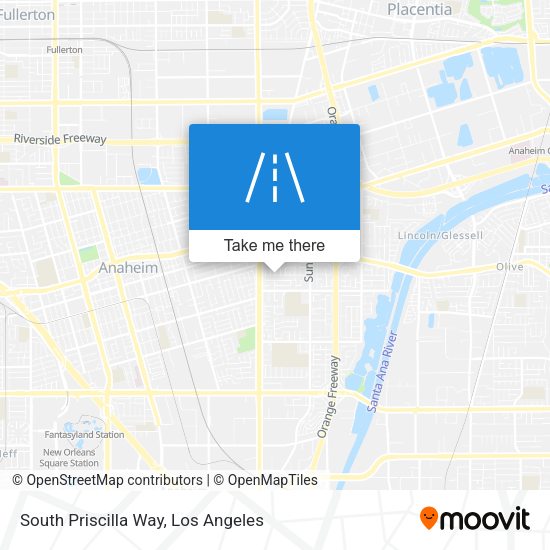 South Priscilla Way map