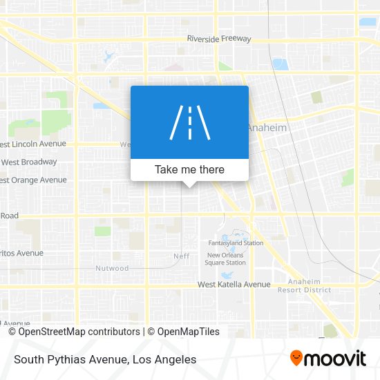 South Pythias Avenue map