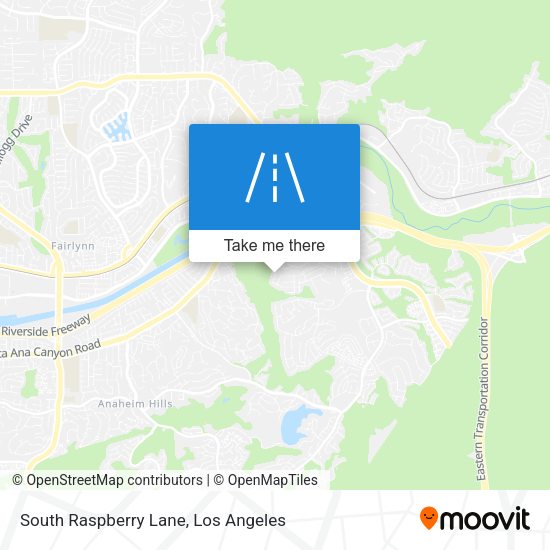 Mapa de South Raspberry Lane