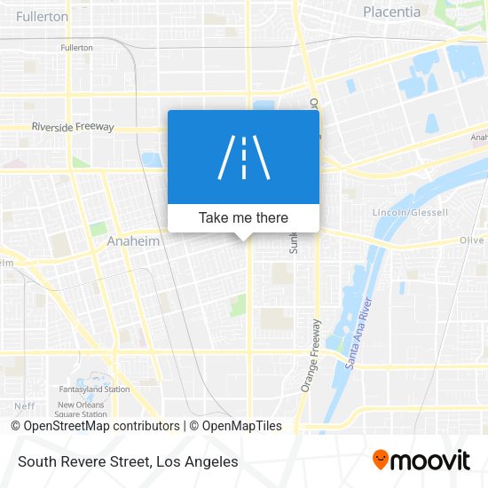South Revere Street map