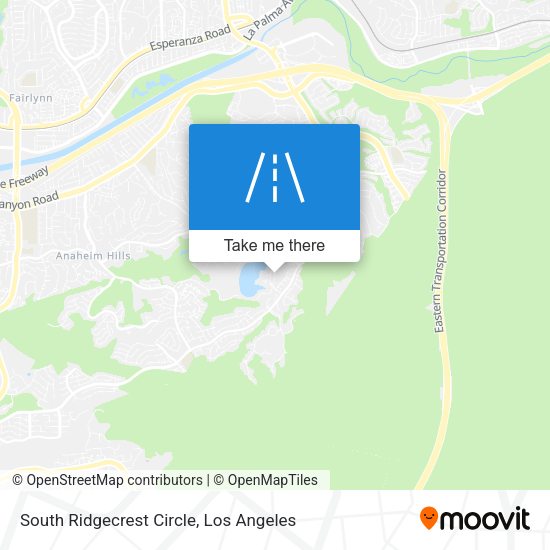 South Ridgecrest Circle map