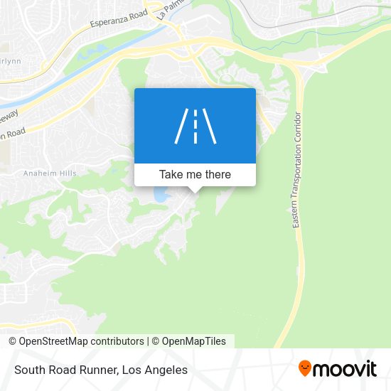 South Road Runner map