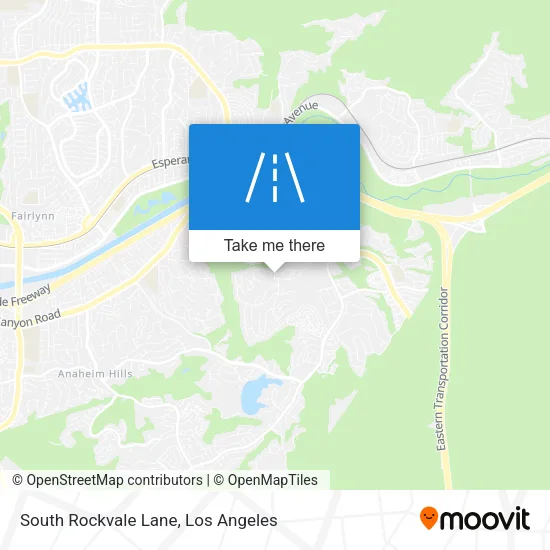 South Rockvale Lane map