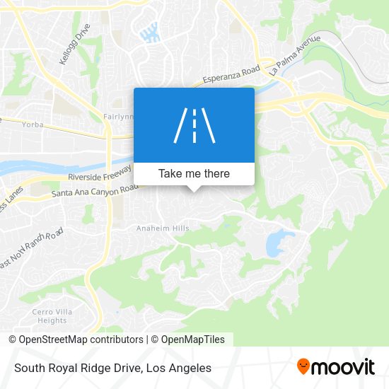 Mapa de South Royal Ridge Drive