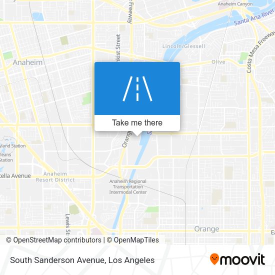 Mapa de South Sanderson Avenue