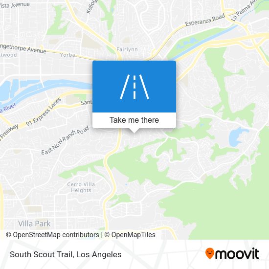 Mapa de South Scout Trail