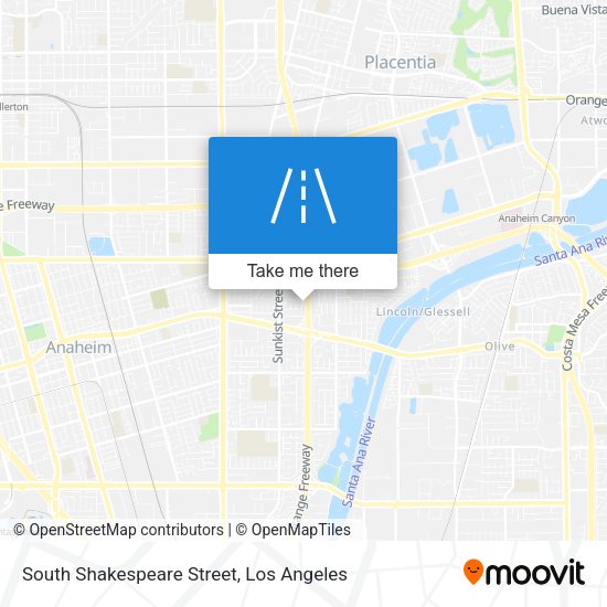 Mapa de South Shakespeare Street
