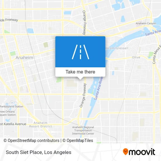 South Siet Place map