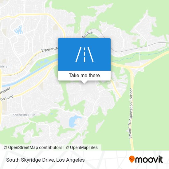 Mapa de South Skyridge Drive