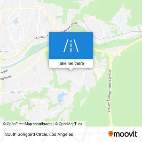 South Songbird Circle map