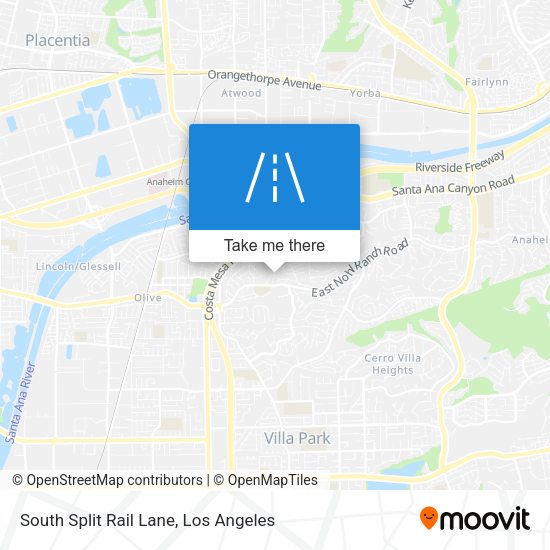 South Split Rail Lane map