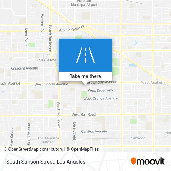 Mapa de South Stinson Street