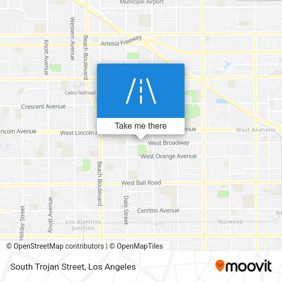 South Trojan Street map
