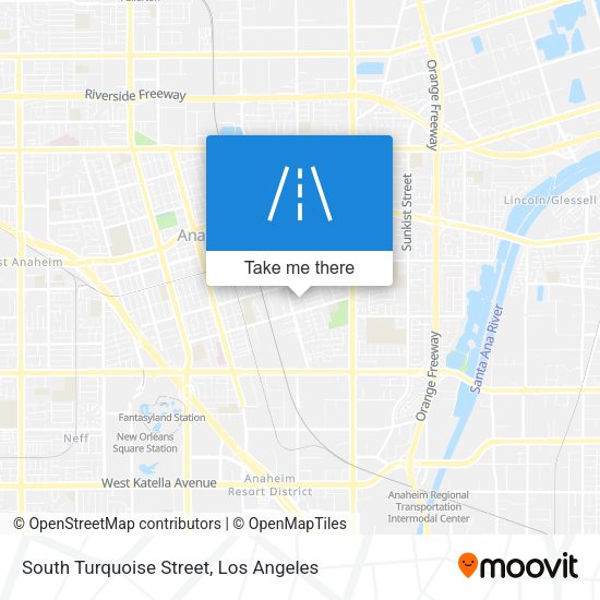 Mapa de South Turquoise Street