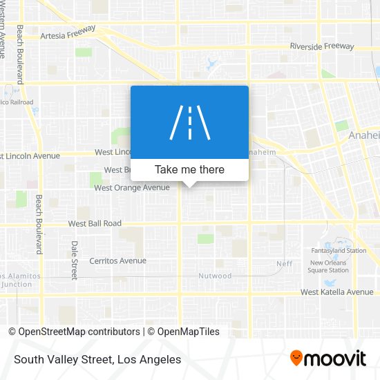 South Valley Street map