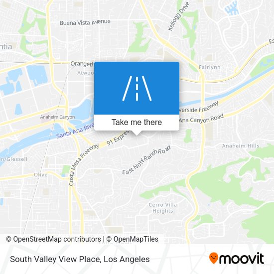 Mapa de South Valley View Place