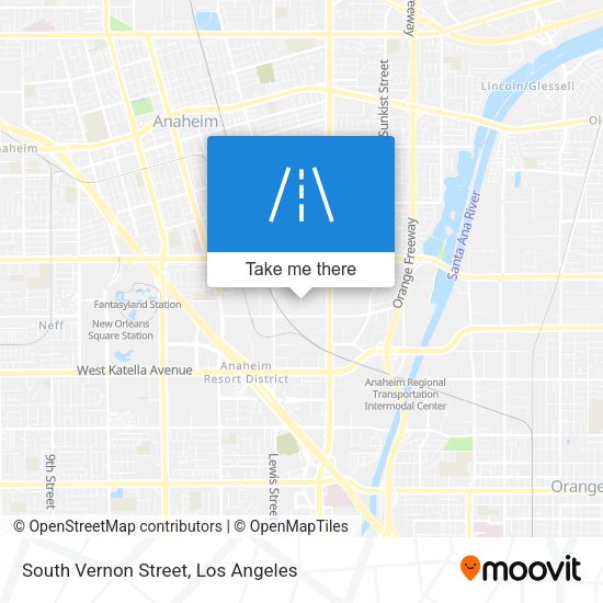 Mapa de South Vernon Street
