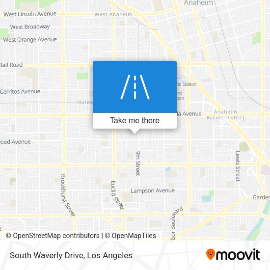 Mapa de South Waverly Drive