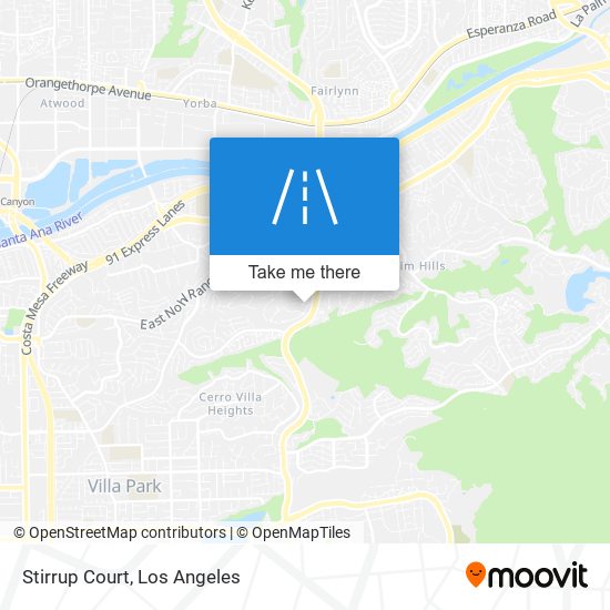 Mapa de Stirrup Court