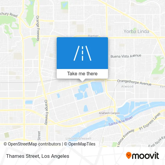 Thames Street map