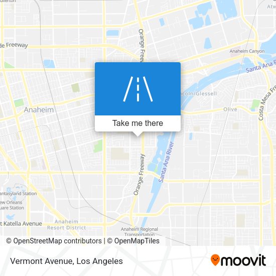 Mapa de Vermont Avenue