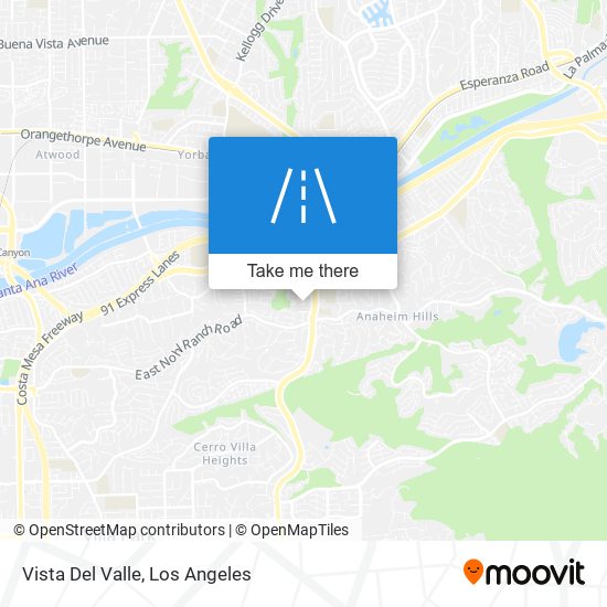 Mapa de Vista Del Valle