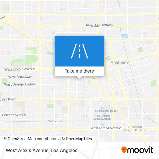 Mapa de West Alexis Avenue