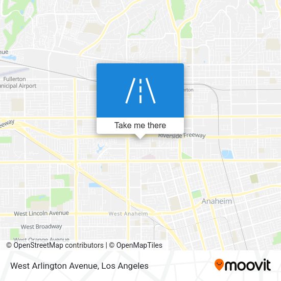 Mapa de West Arlington Avenue