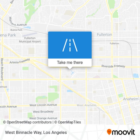 West Binnacle Way map