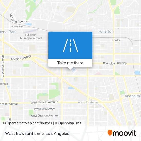 Mapa de West Bowsprit Lane