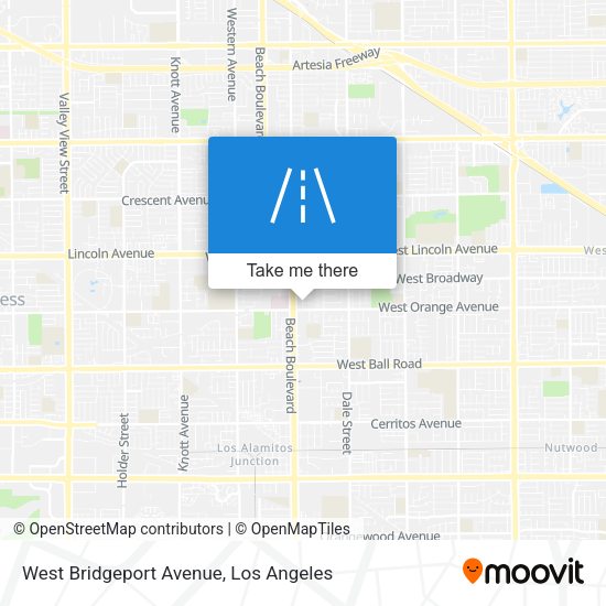 West Bridgeport Avenue map