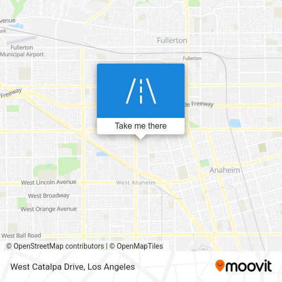 West Catalpa Drive map