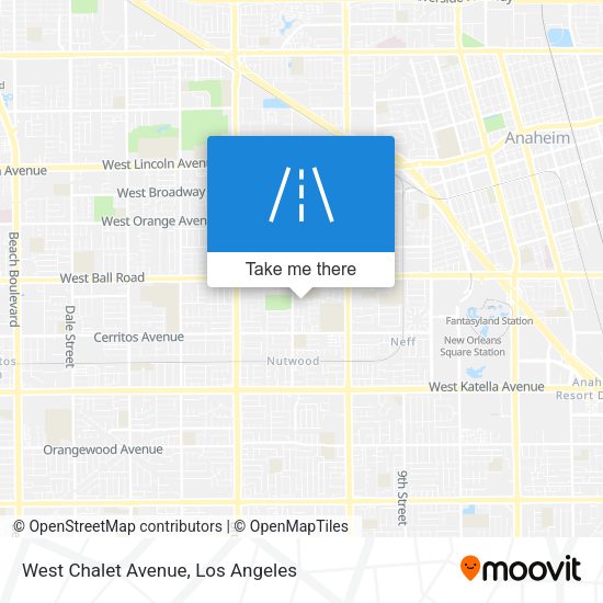 Mapa de West Chalet Avenue