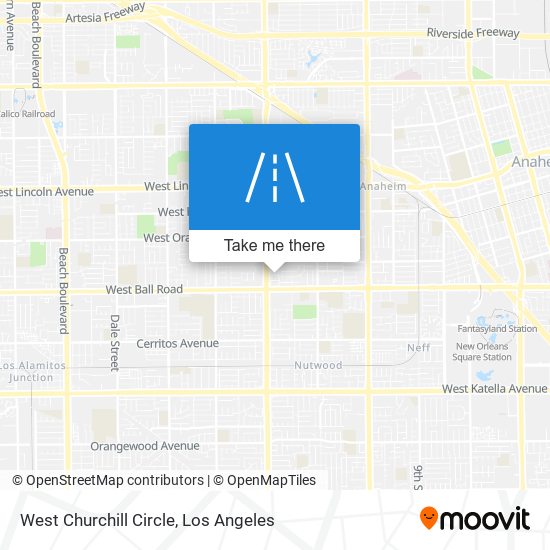 Mapa de West Churchill Circle