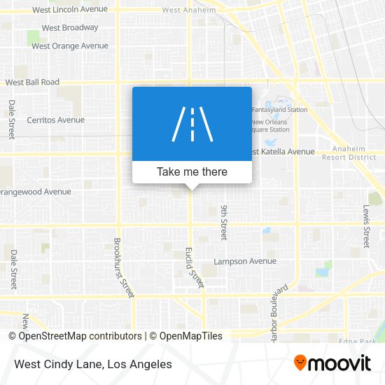 Mapa de West Cindy Lane